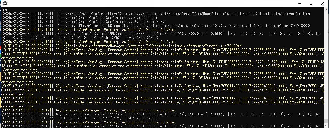 服务器启动完成