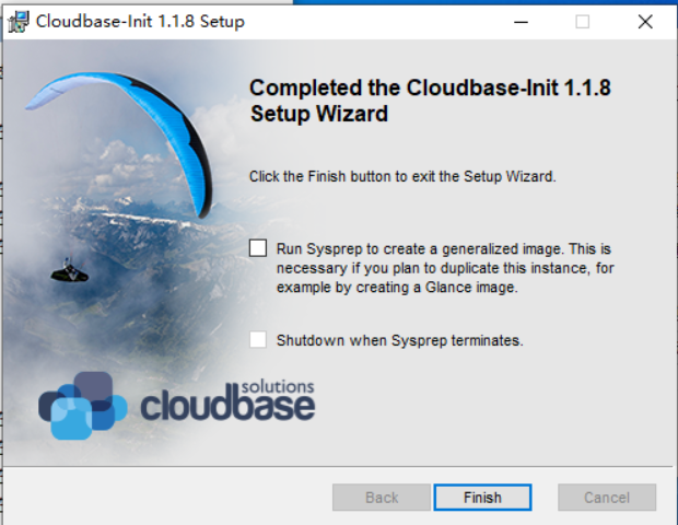 CloudbaseInit 安装